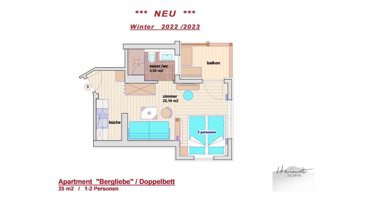 גרלוס Heimat Apartments - Zillertal מראה חיצוני תמונה